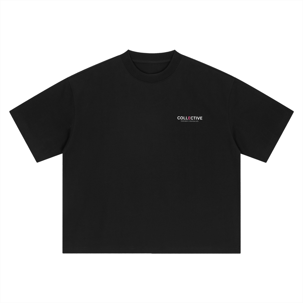 Collective Consciousness Boxy Oversized T-Shirt — front view, premium UK streetwear