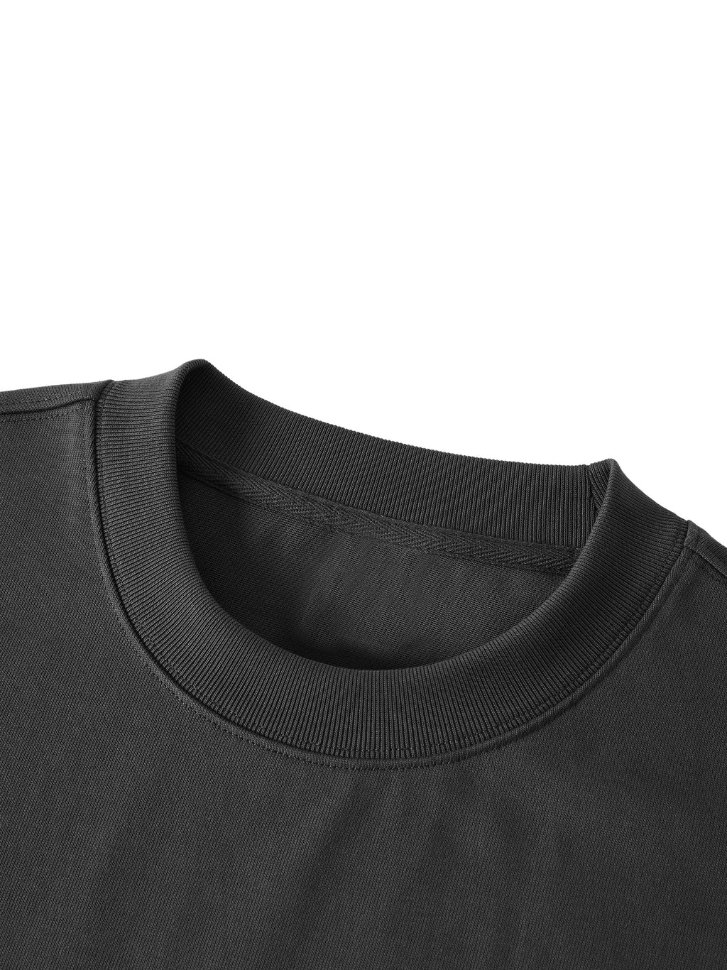 Collective Consciousness Boxy Oversized T-Shirt — close up detail, premium cotton
